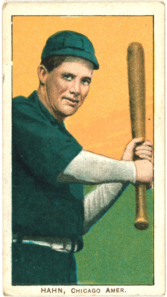 Ed Hahn, Chicago White Sox, baseball card portrait LCCN2008676448