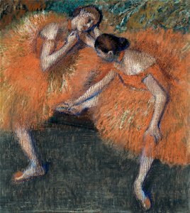 Edgar Degas - Two Dancers - Google Art Project. Free illustration for personal and commercial use.