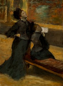 Edgar Degas - Visit to a Museum - Google Art Project. Free illustration for personal and commercial use.