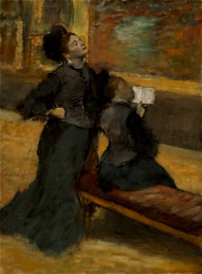 Edgar Degas - Visit to a Museum - Google Art Project