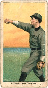Ed Reagan, New Orleans Team, baseball card portrait LCCN2008676896