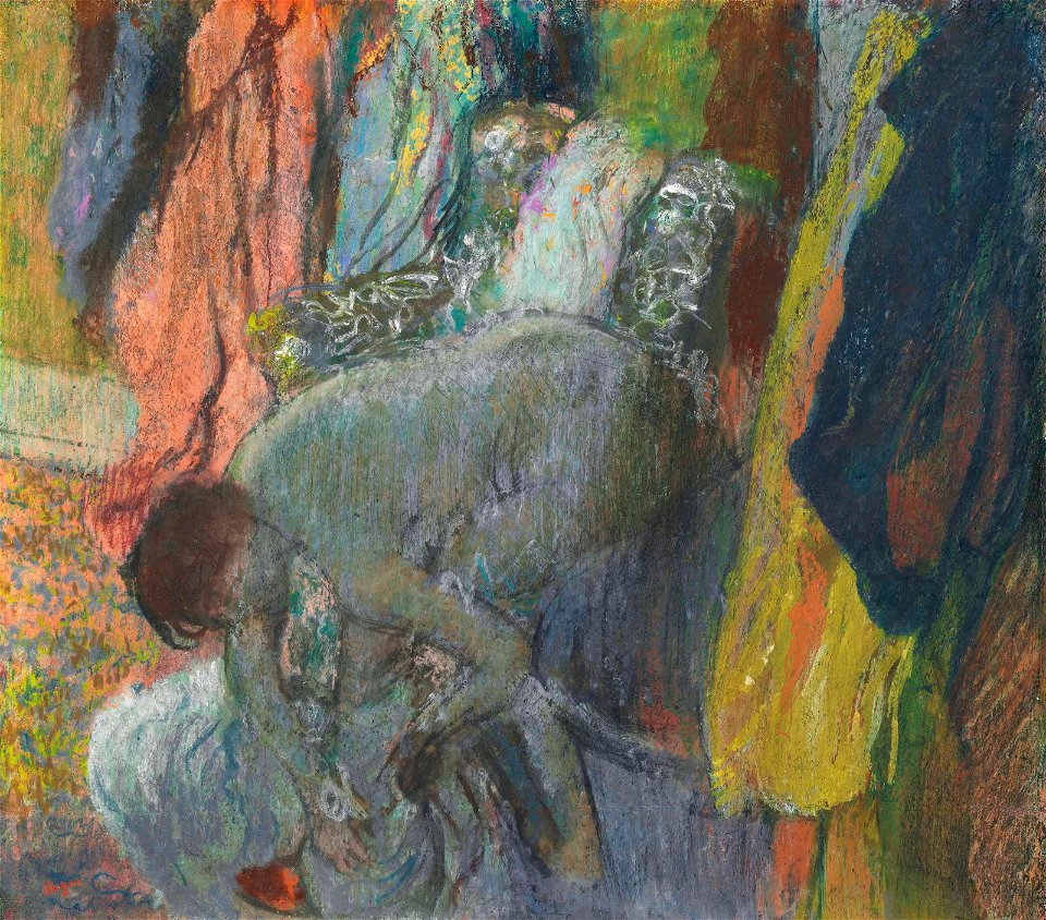 Edgar degas femme sessuyant les pieds