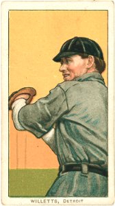 Ed Willett, Detroit Tigers, baseball card portrait LCCN2008676803