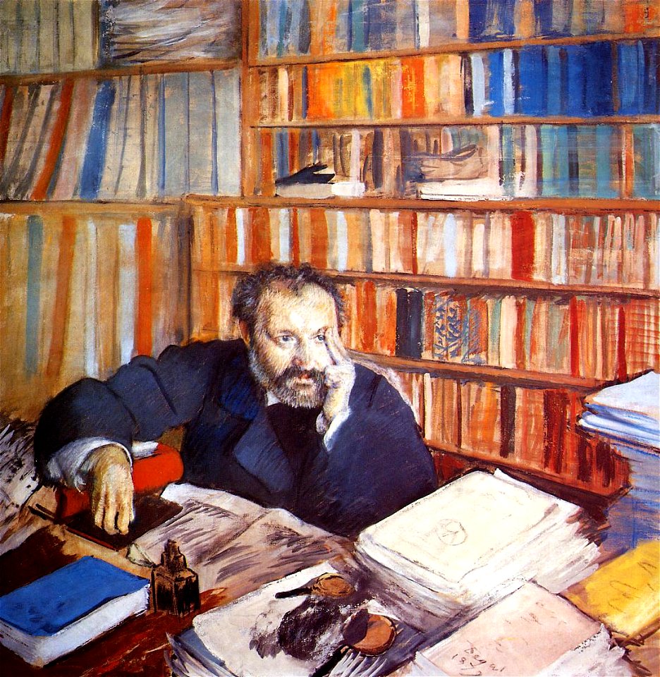 Edgar Degas Portrait of Duranty