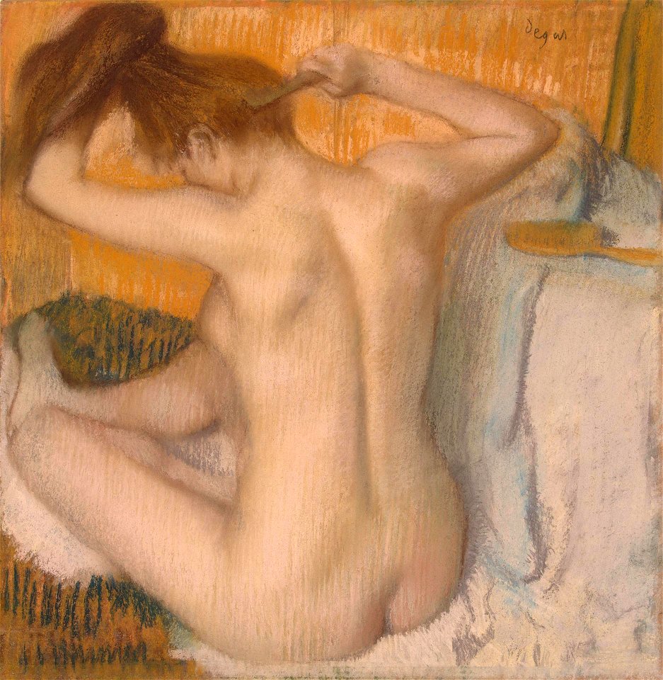 Edage Degas - Woman Combing her Hair - Hermitage ОР-42154