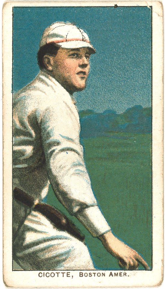 Eddie Cicotte, Boston Red Sox, baseball card portrait LCCN2008676428
