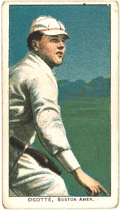 Eddie Cicotte, Boston Red Sox, baseball card portrait LCCN2008676428