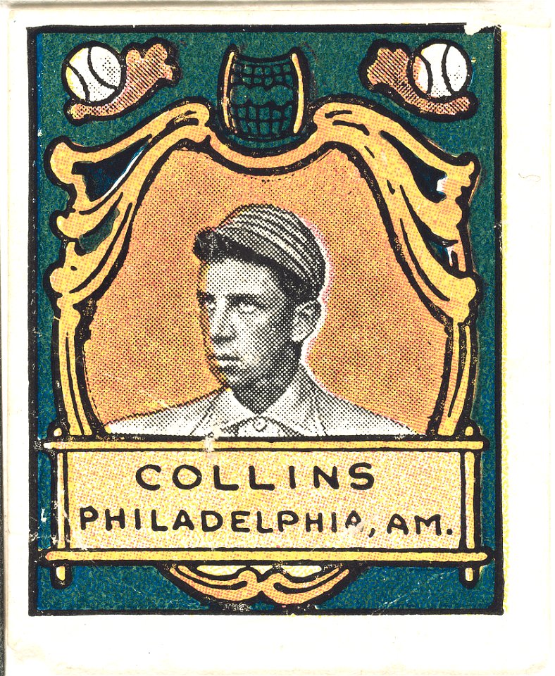 Eddie Collins, Philadelphia Athletics, baseball card portrait LCCN2007683848