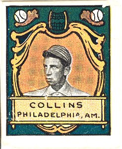 Eddie Collins, Philadelphia Athletics, baseball card portrait LCCN2007683848