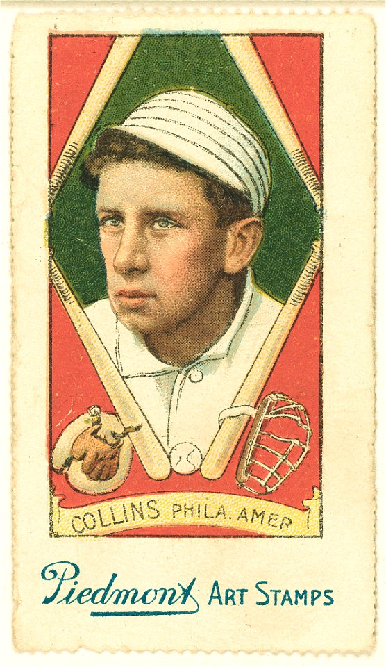 Eddie Collins, Philadelphia Athletics, baseball card portrait LCCN2007685740