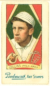 Eddie Collins, Philadelphia Athletics, baseball card portrait LCCN2007685740
