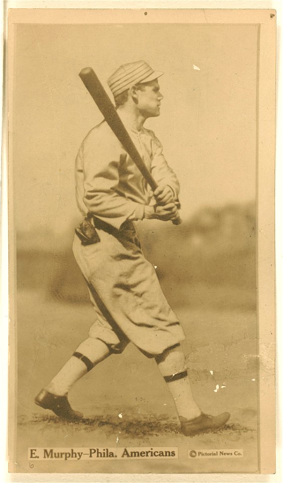 Eddie Murphy, Philadelphia Athletics, baseball card portrait LCCN2007685737