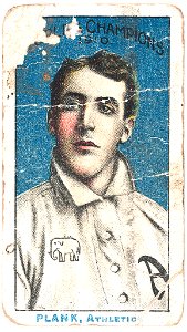 Eddie Plank, Philadelphia Athletics, baseball card portrait LCCN2007683828