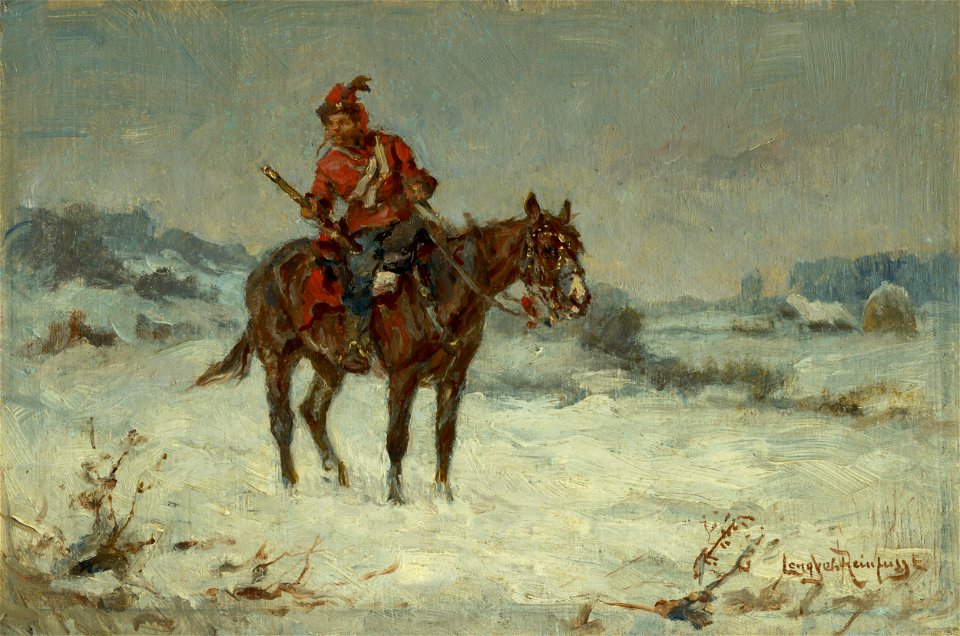 Ede Lengyel-Rheinfuss - Jazdec na koni - O 877 - East Slovak Gallery