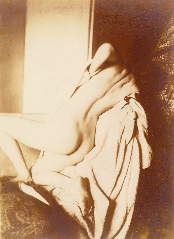 Edgar Degas - After the Bath, Woman Drying Her Back - Google Art Project