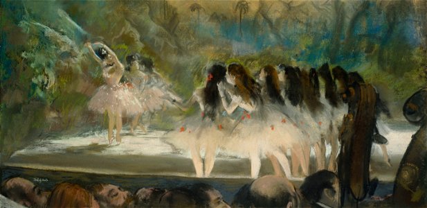 Edgar Degas - Ballet at the Paris Opéra - Google Art Project 2. Free illustration for personal and commercial use.