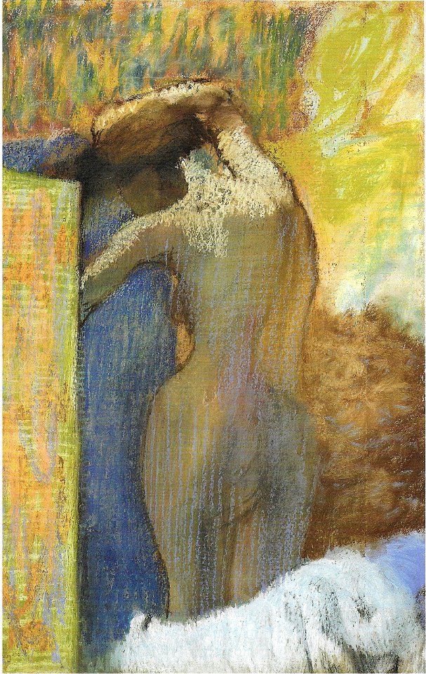 Edgar Degas - Femme s'essuyant les cheveux