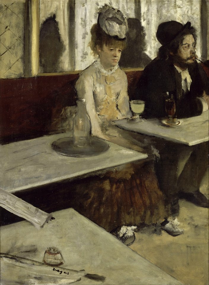 Edgar Degas - In a Café - Google Art Project