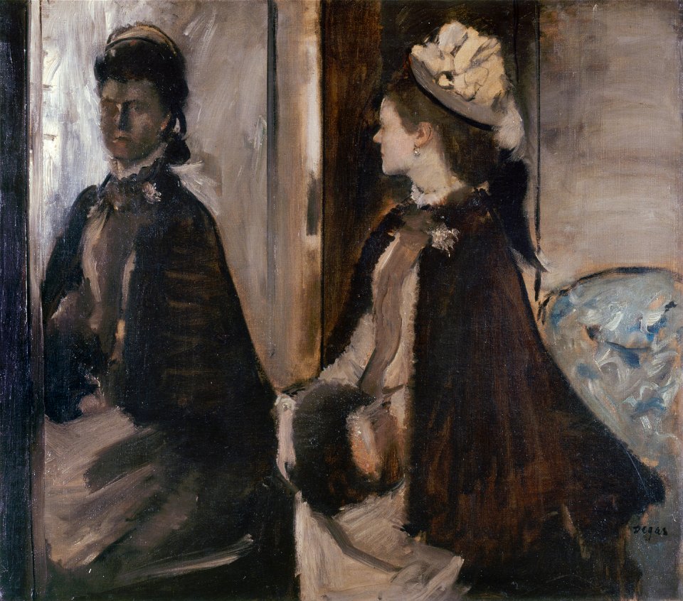 Edgar Degas - Mrs Jeantaud in the Mirror - Google Art Project