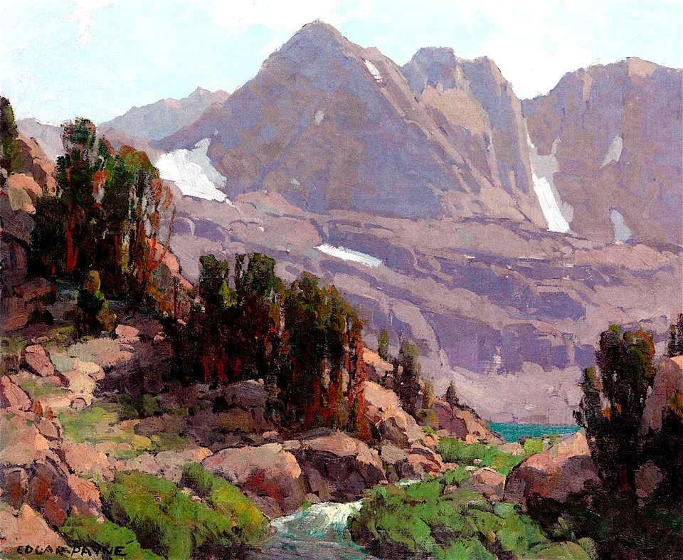 Edgar Payne High Sierra Landscape, Big Pine Canyon