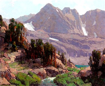 Edgar Payne High Sierra Landscape, Big Pine Canyon