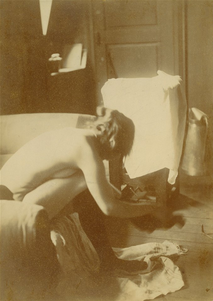 Edgar Degas - Seated Nude - Google Art Project