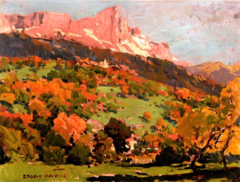 Edgar Payne Valley of St. Gervais