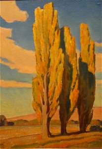 Edgar Payne Poplars