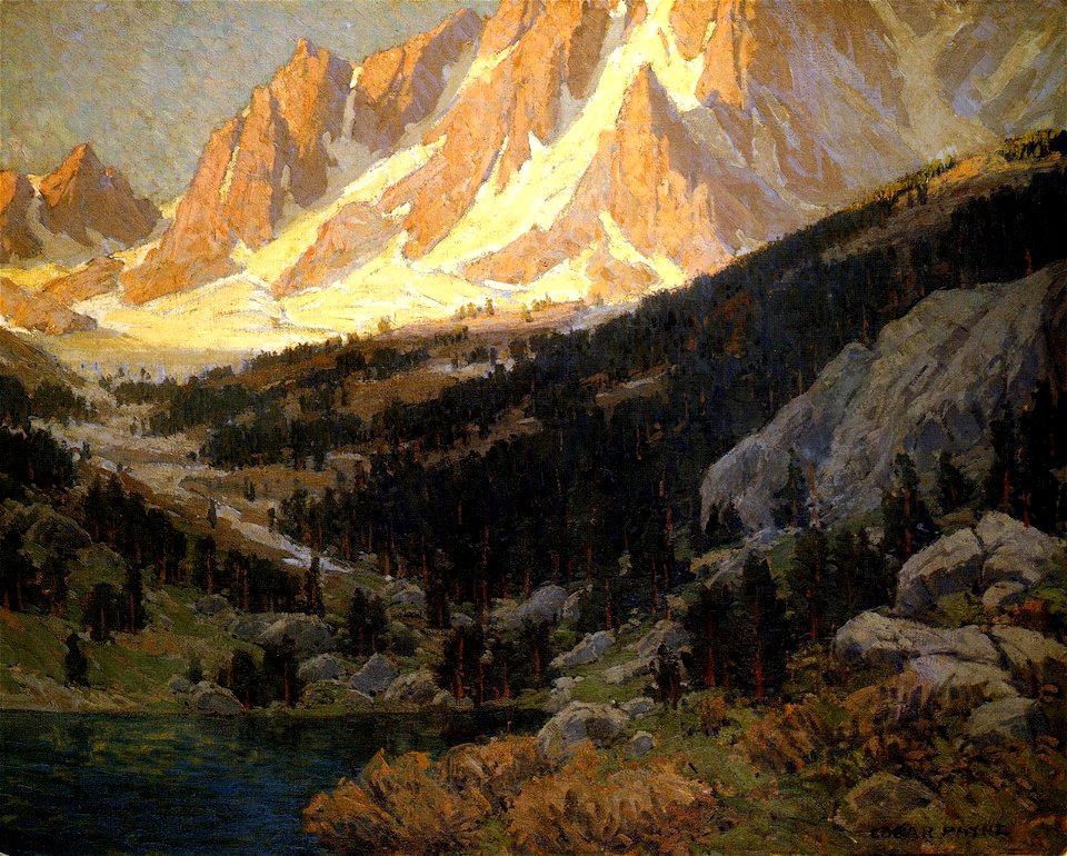 Edgar Payne Shadow Slope, Inyo County, California, near Bishop