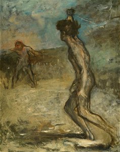 Edgar Degas - David et Goliath. Free illustration for personal and commercial use.