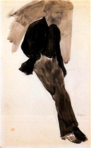 Edgar Degas - Edouard Manet Standing