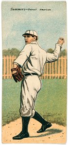 Edgar Summers-Hugh Jennings, Detroit Tigers, baseball card portrait LCCN2007683885