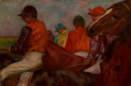 Edgar Degas - The Jockey - 1942.302 - Yale University Art Gallery. Free illustration for personal and commercial use.