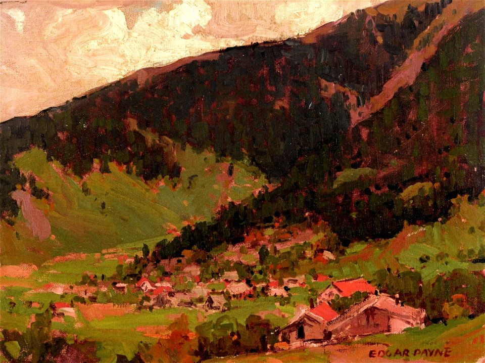 Edgar Payne Village at the Base of the Mountain