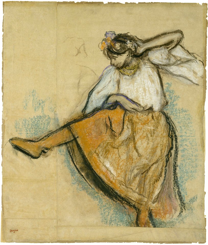 Edgar Degas - The Russian Dancer - Google Art Project