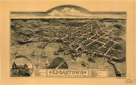 Edgartown, Duke's County, Martha's Vineyard Id., Mass. LOC 75694570