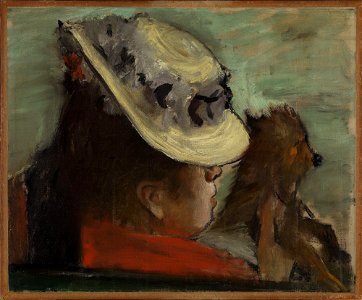Edgar Degas - Lady with a Dog - NG.M.01170 - National Museum of Art, Architecture and Design