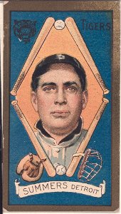 Edgar Summers, Detroit Tigers, baseball card portrait LCCN2008677871