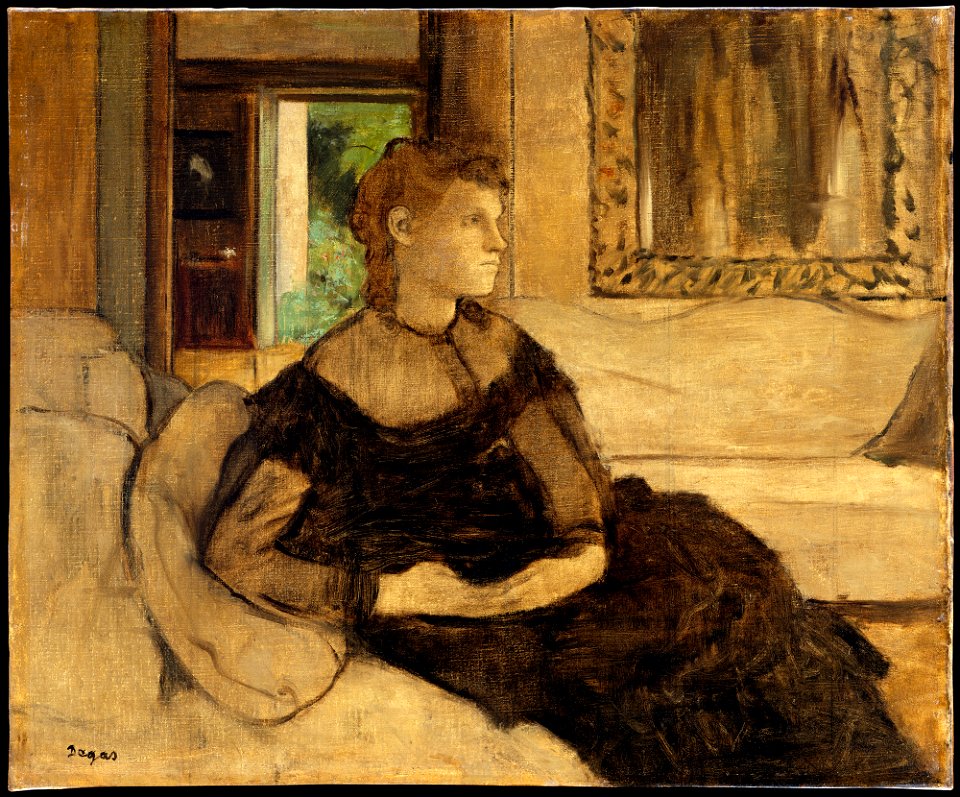 Edgar Degas - Madame Théodore Gobillard, née Yves Morisot