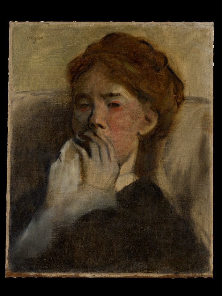 Edgar Degas - Young Woman with Her Hand over Her Mouth - 2018.289.2 - Metropolitan Museum of Art