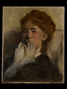 Edgar Degas - Young Woman with Her Hand over Her Mouth - 2018.289.2 - Metropolitan Museum of Art