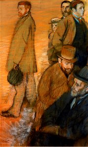Edgard Degas Six amis à Dieppe