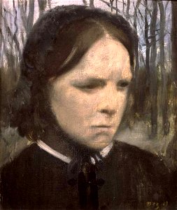 Edgar Degas - Portrait of Estelle Balfour - Walters 37179