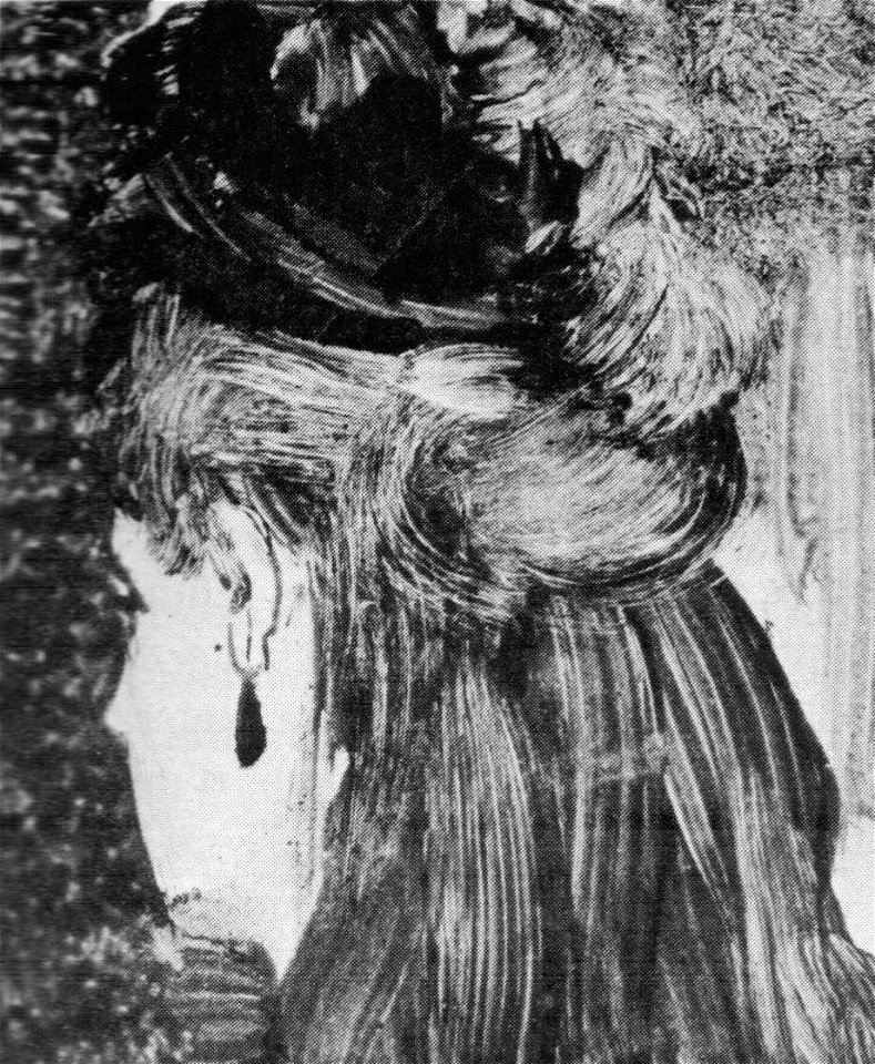Edgar Degas - Profil perdu à la boucle d'oreille