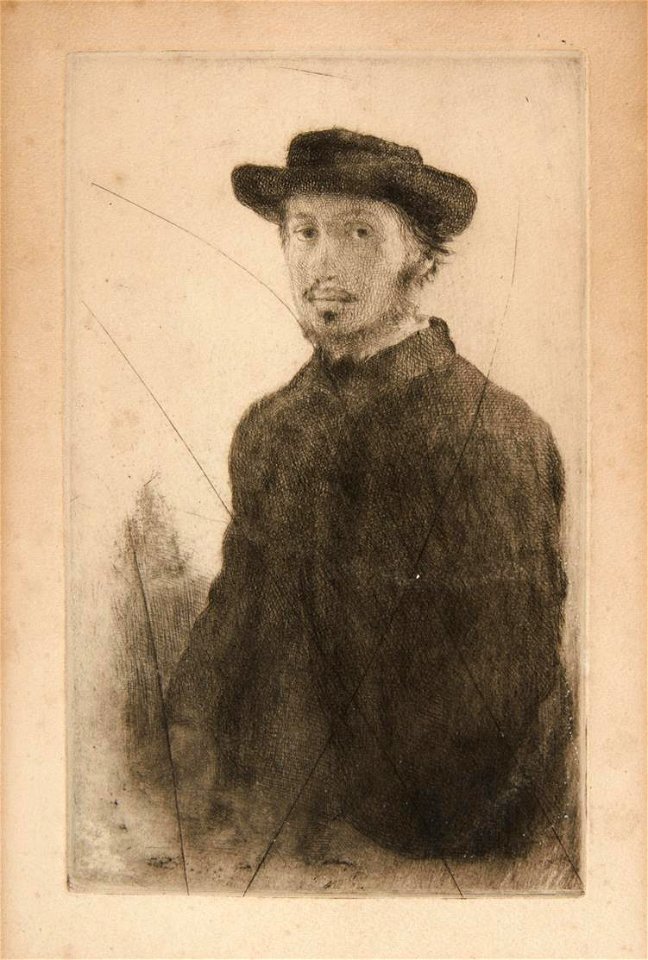 Edgar Degas - Selbstportrait 1857
