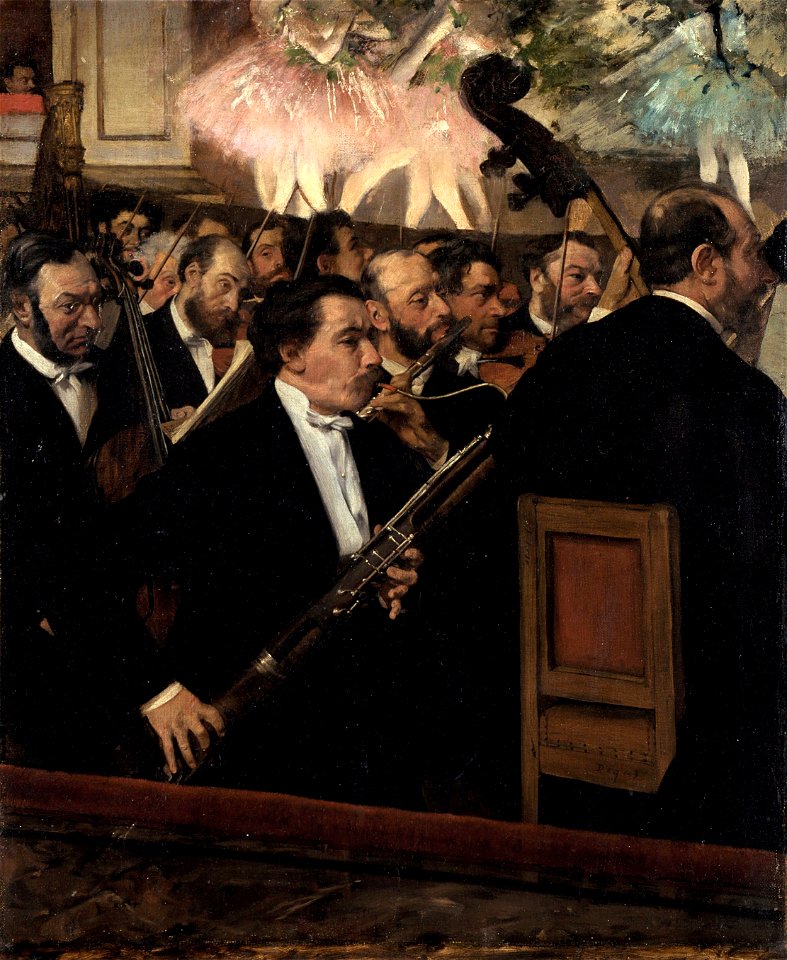 Edgar Degas - The Orchestra at the Opera - Google Art Project 2