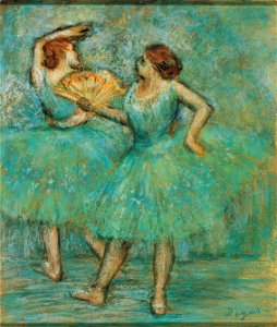 Edgar Degas - Two Dancers, c. 1905 - Google Art Project. Free illustration for personal and commercial use.