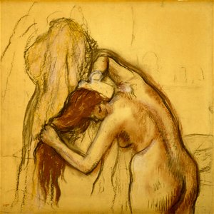 Edgar Degas - Woman Drying Herself - Google Art Project