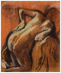 Edgar degas apres le bain femme sessuyant112710 