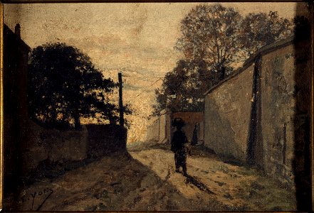Edmond Charles Joseph Yon - La Rue Saint-Vincent à Montmartre - P343 - Musée Carnavalet
